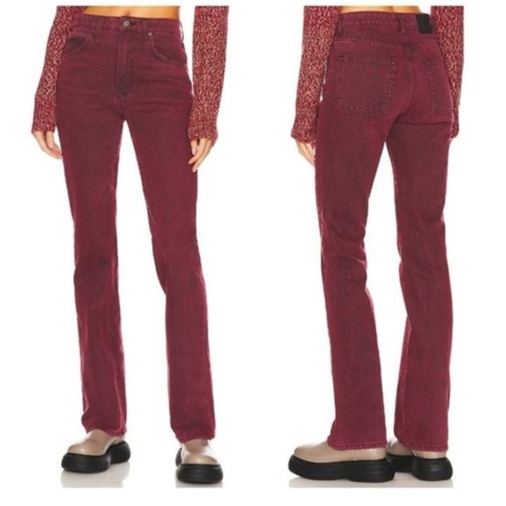 GRLFRND The Melanie High Rise Boot Cut - Color Zinfandel size 26 Jeans Revolve